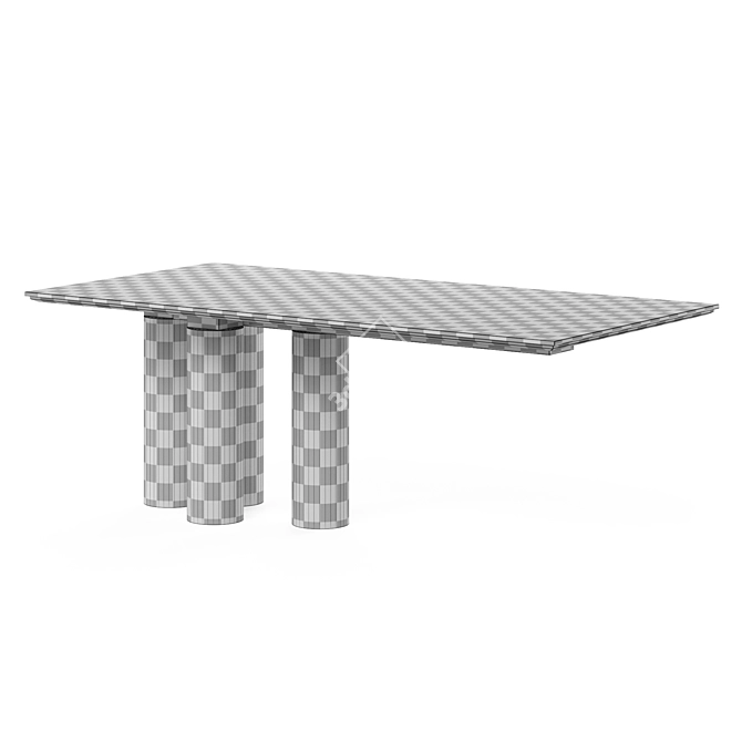  Kreoo Arcaico Marble Table 3D model image 4