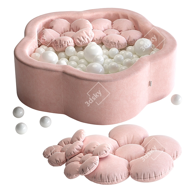 Kidkii Flower Ball Pit Set 3D model image 1