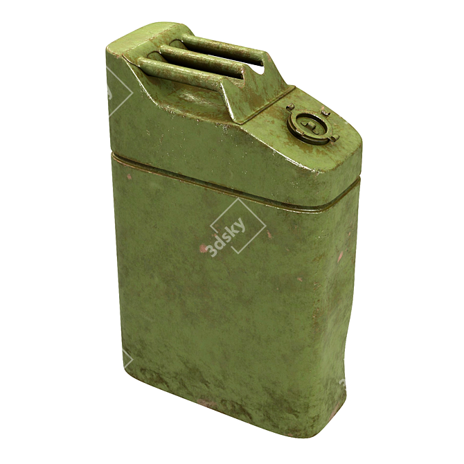 Portable Fuel Canister 3D model image 4