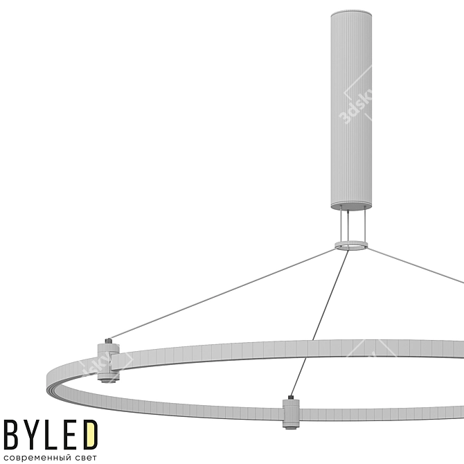 Byled Eclipse Suspended Track 3D model image 5
