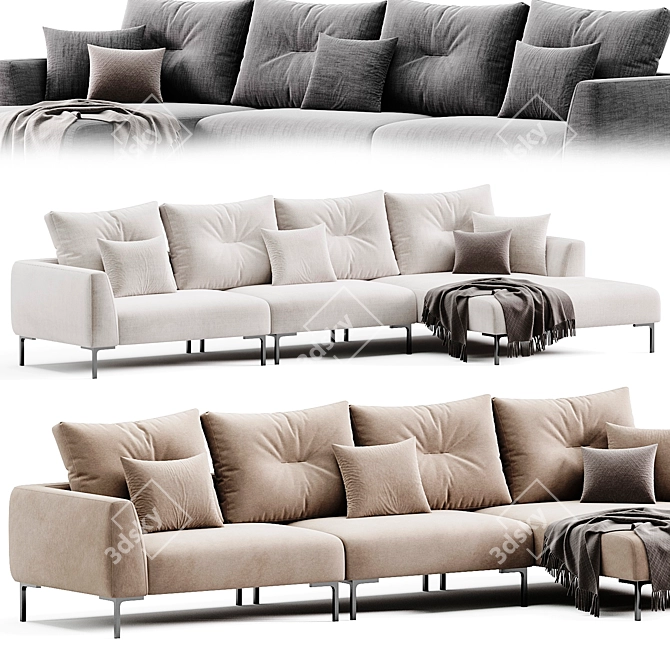 Eichholtz Firenze Lounge Sofa 3D model image 2