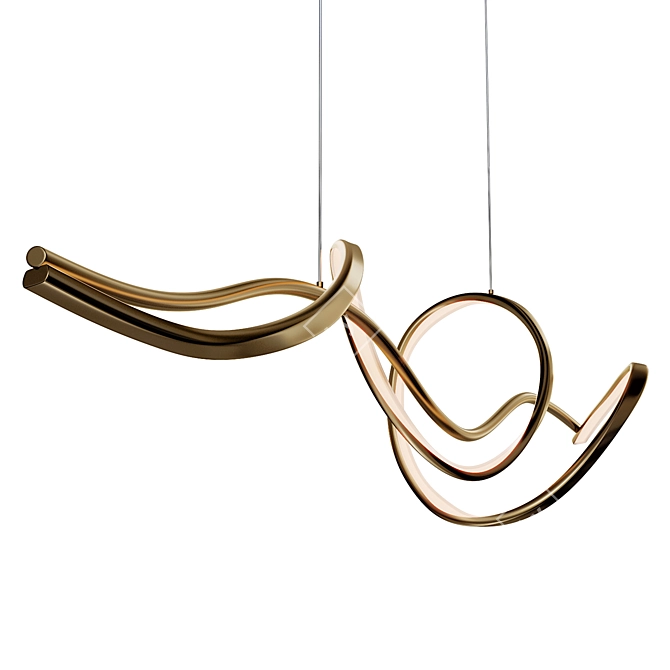 Modern ESKILD LONG Row Lamp 3D model image 3