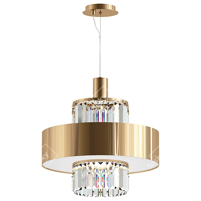 Modern Pendant Light Fixture 3D 3D model image 1