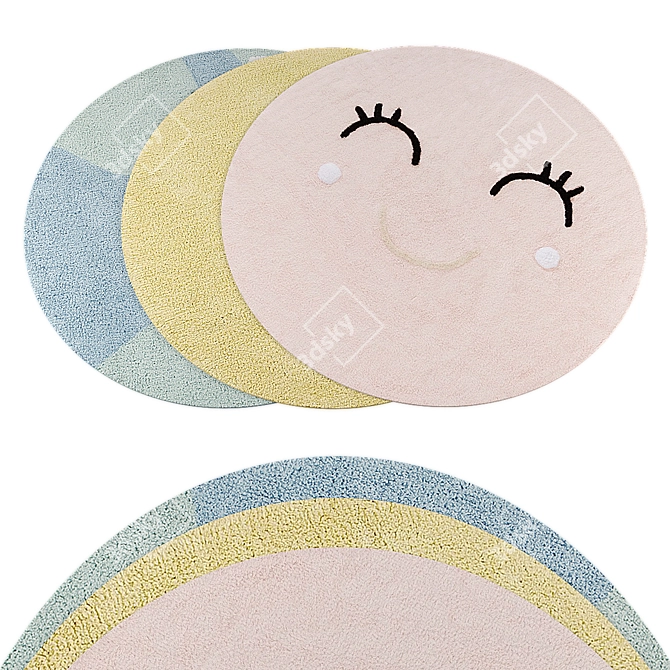 ⭐Kids Rugs Collection Bundle 3D model image 2