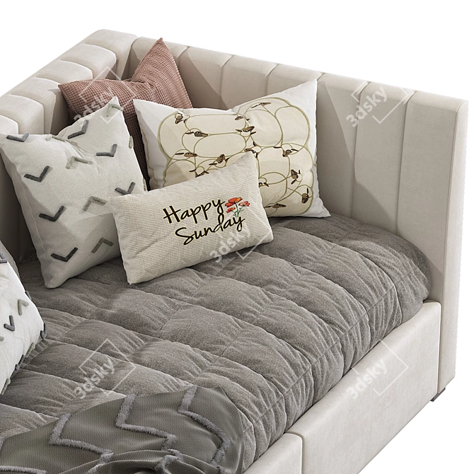 Avalon Corner Storage Bed 381 3D model image 5