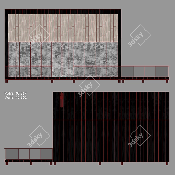 Forest Retreat Cabin Kit 3D model image 5