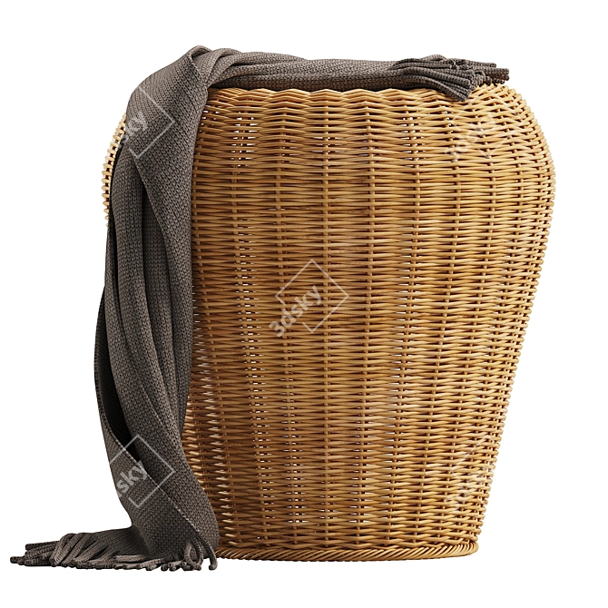 Stylish and Functional Lampert Stool 3D model image 2