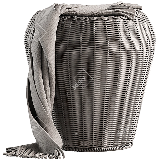 Stylish and Functional Lampert Stool 3D model image 5