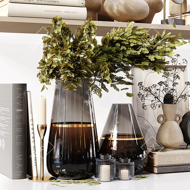 Luxury Decor Set Bundle 3D model image 2