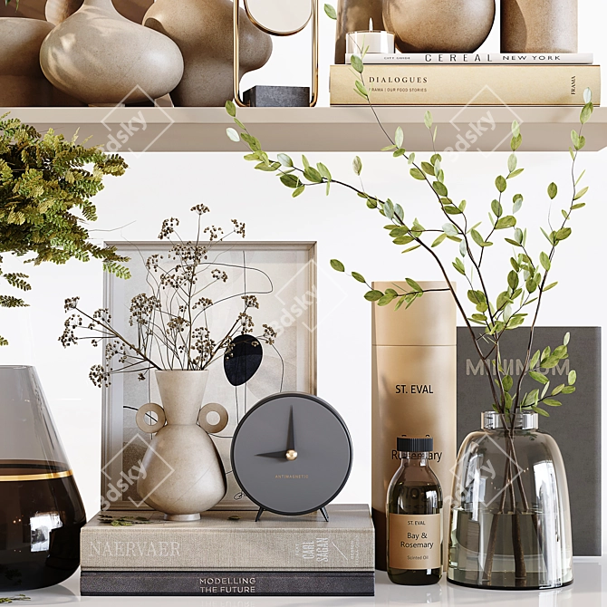 Luxury Decor Set Bundle 3D model image 3