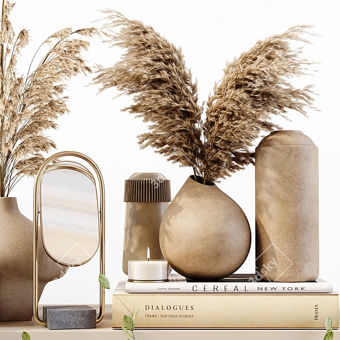 Luxury Decor Set Bundle 3D model image 4