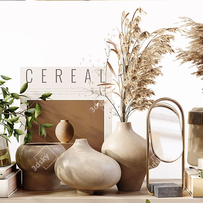Luxury Decor Set Bundle 3D model image 5