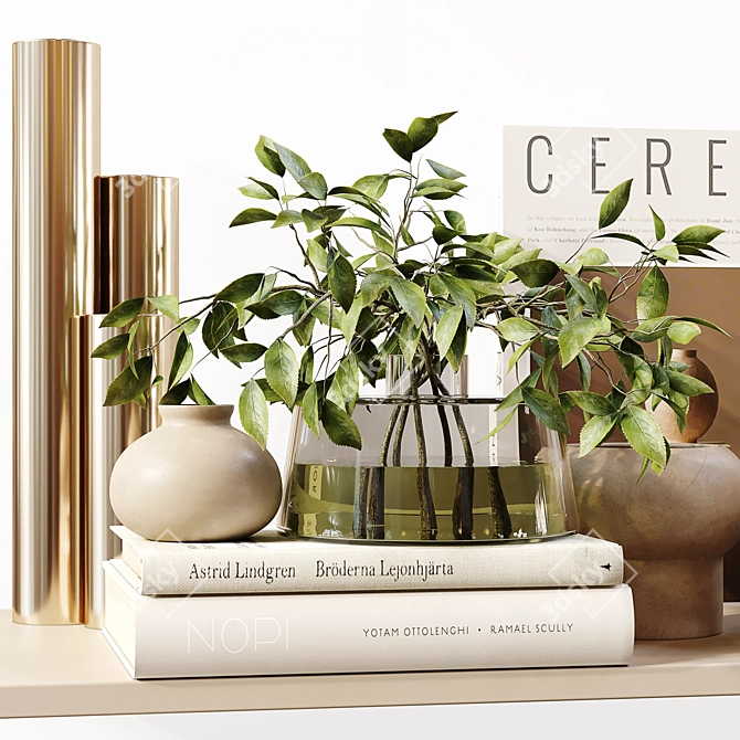 Luxury Decor Set Bundle 3D model image 6