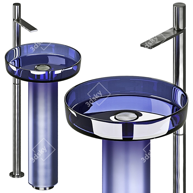 Vallvé NILO Basin Fixture 3D model image 2