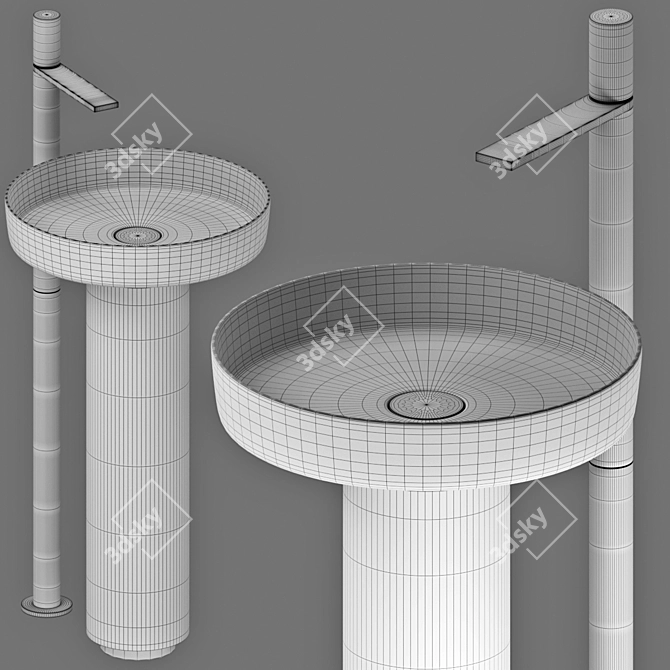 Vallvé NILO Basin Fixture 3D model image 3