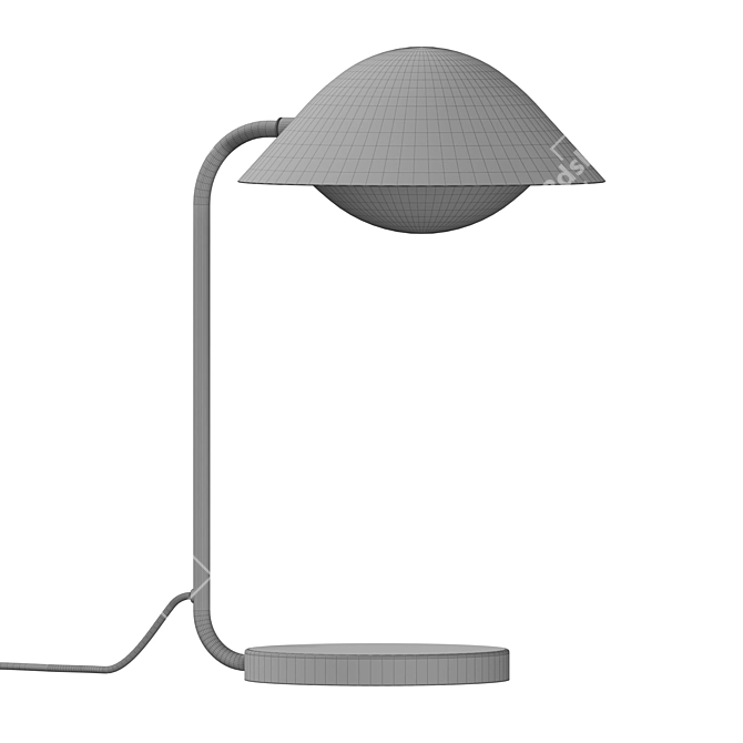 Sleek Modern Table Lamp 3D model image 4