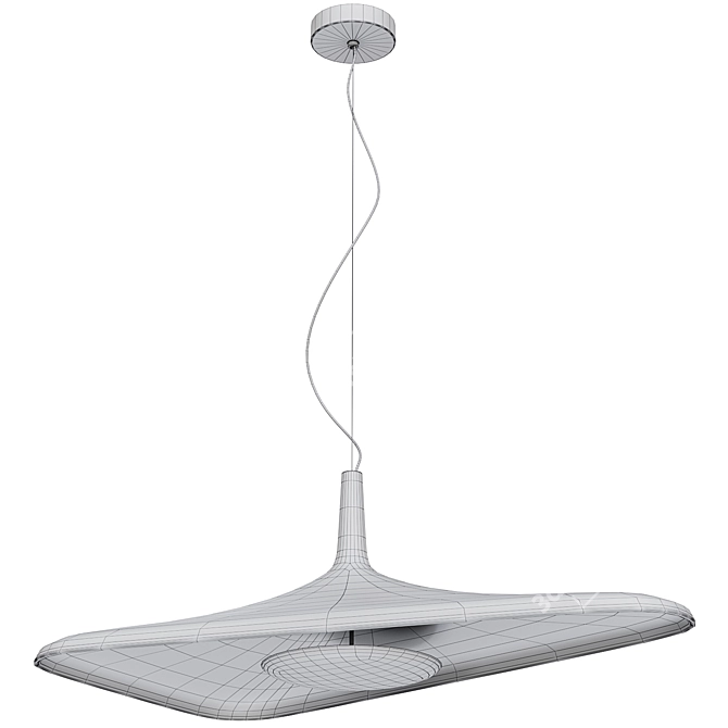 Elegant Pendant Lamp Design 3D model image 4