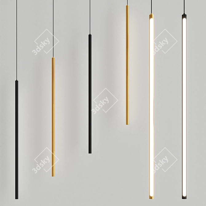 Modern Pendant Lamp LYNNE C 3D model image 2
