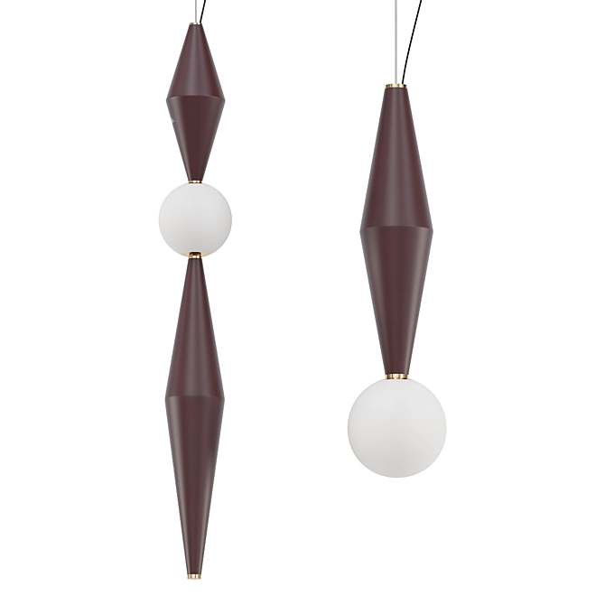 Chic Minimalist Clary Necklace 3D model image 1