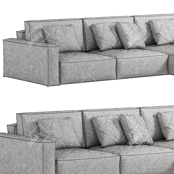 Abi Corner Sofa Set 3D model image 4