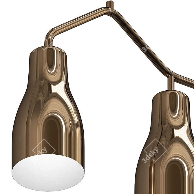 Modern Minimalist Ceiling Lamp 3D model image 2