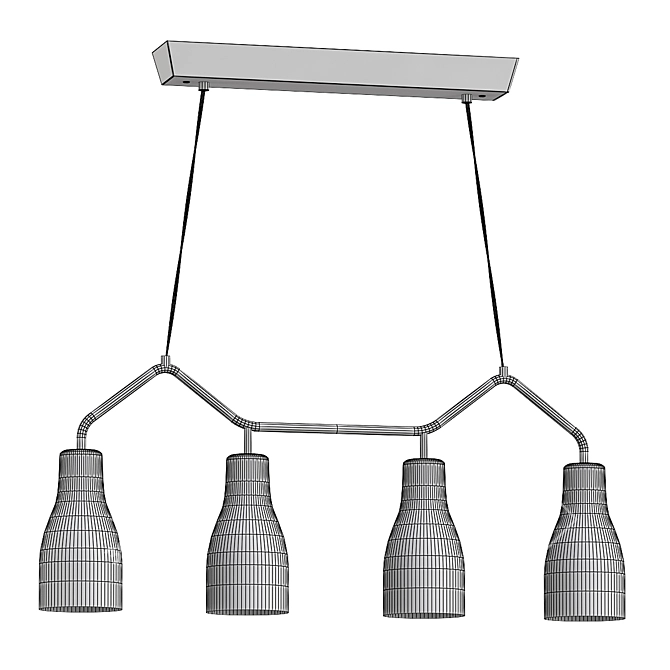 Modern Minimalist Ceiling Lamp 3D model image 3