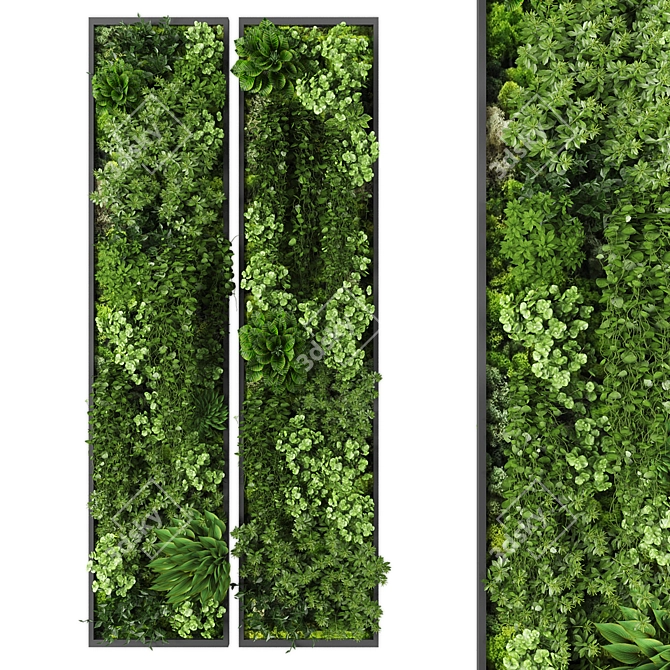 Multi-level Plant Display Stand 3D model image 1