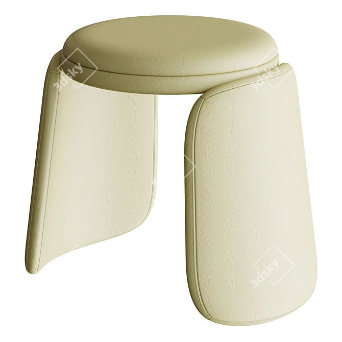 Henge Tripartite Stool | Стул 3D model image 5