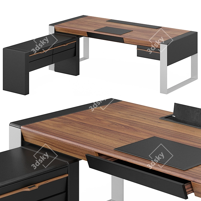 Modern Executive Desk SAVANA 2015 3D model image 1