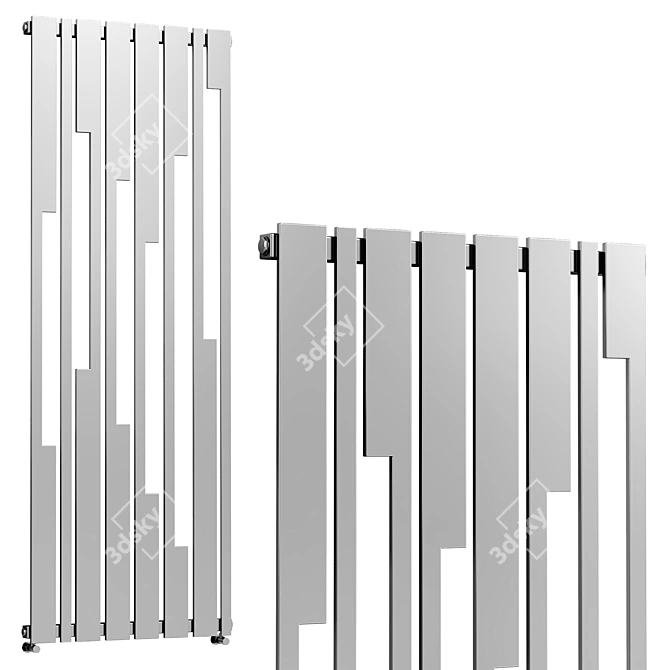 Stradivari Stainless Steel Designer Radiator 3D model image 1