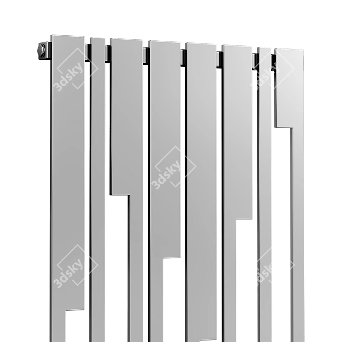 Stradivari Stainless Steel Designer Radiator 3D model image 2