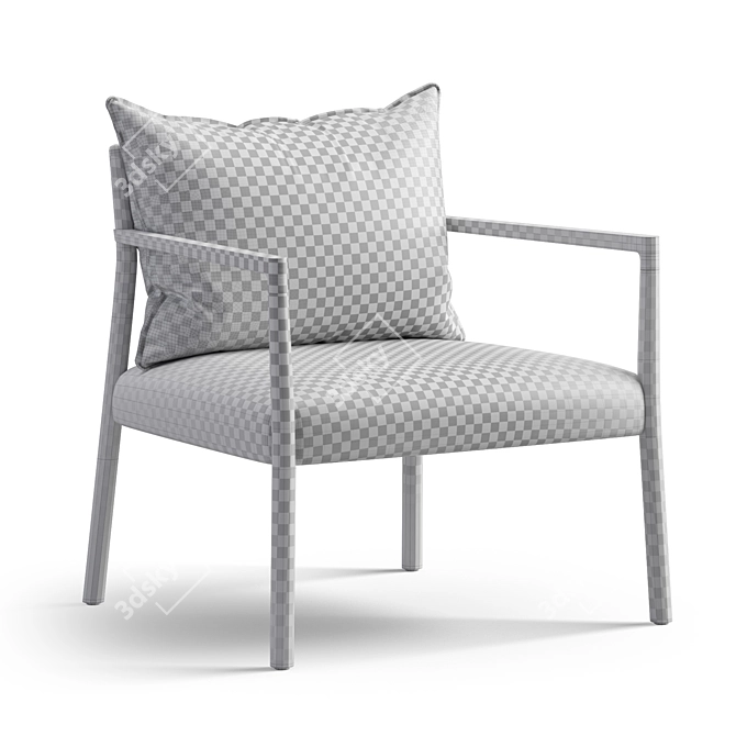 Elegant Vergés Bogart Chair 3D model image 12