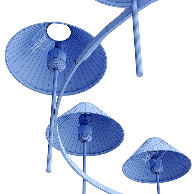 Designer J. Randall Powers' Hackney Chandelier 3D model image 7