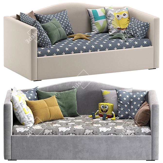 Elegance Bed CRESSY Interiors Design 3D model image 4