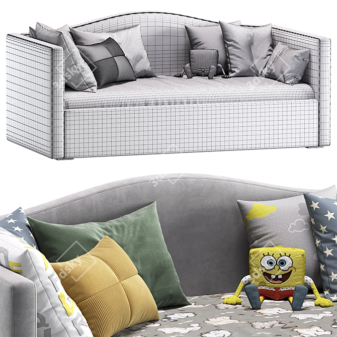 Elegance Bed CRESSY Interiors Design 3D model image 5