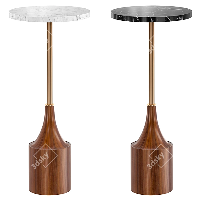 Elegant Hudson Drink Table, 2015 3D model image 1