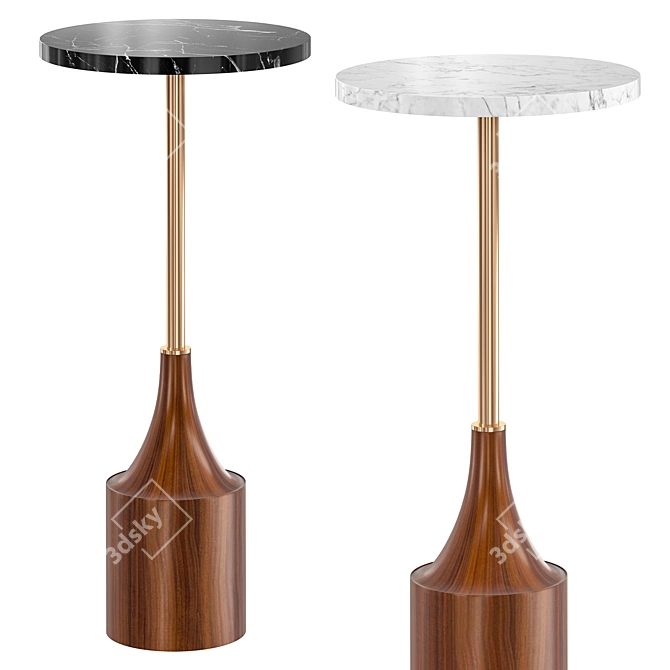 Elegant Hudson Drink Table, 2015 3D model image 3