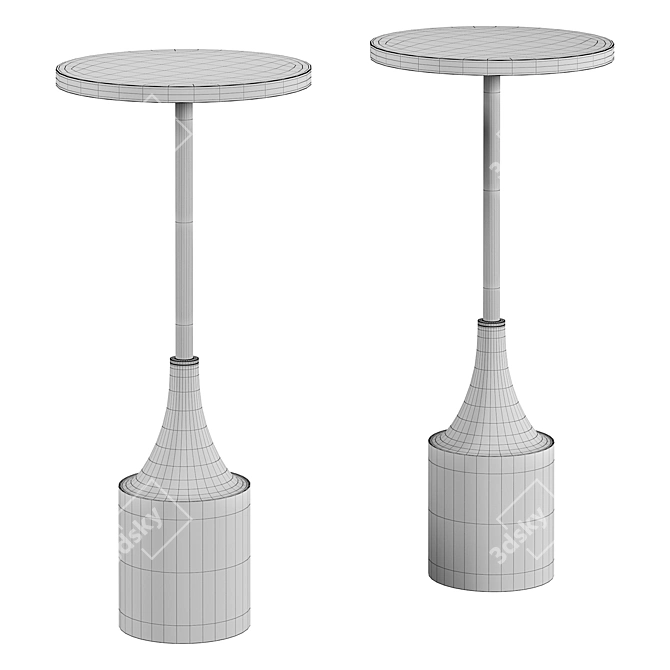 Elegant Hudson Drink Table, 2015 3D model image 4