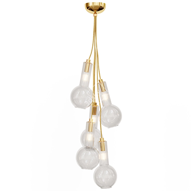 Modern Alliance Pendant Lamp 3D model image 5
