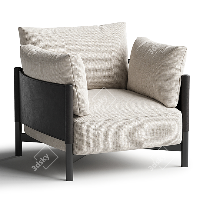 Modern Syren Armchair | 3D Model 3D model image 2