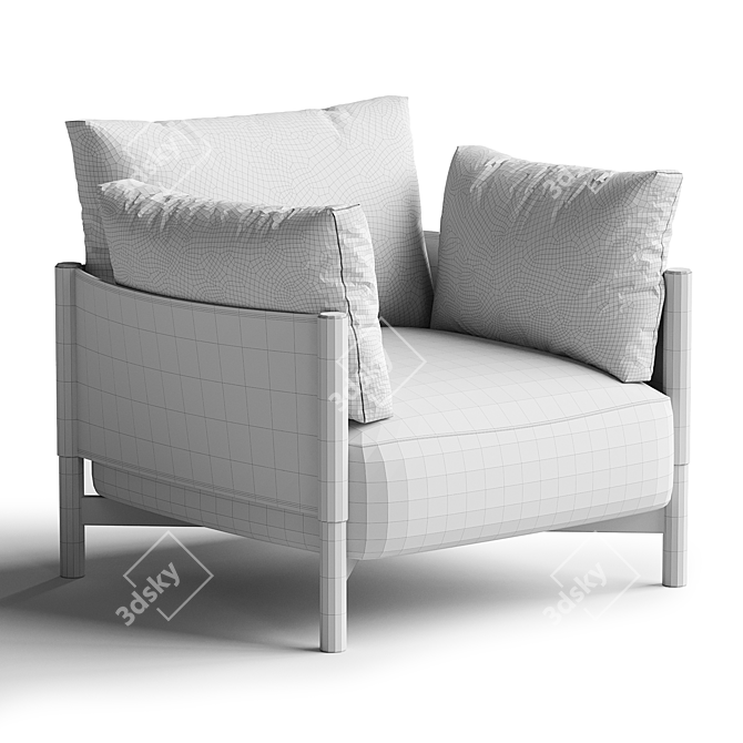 Modern Syren Armchair | 3D Model 3D model image 4