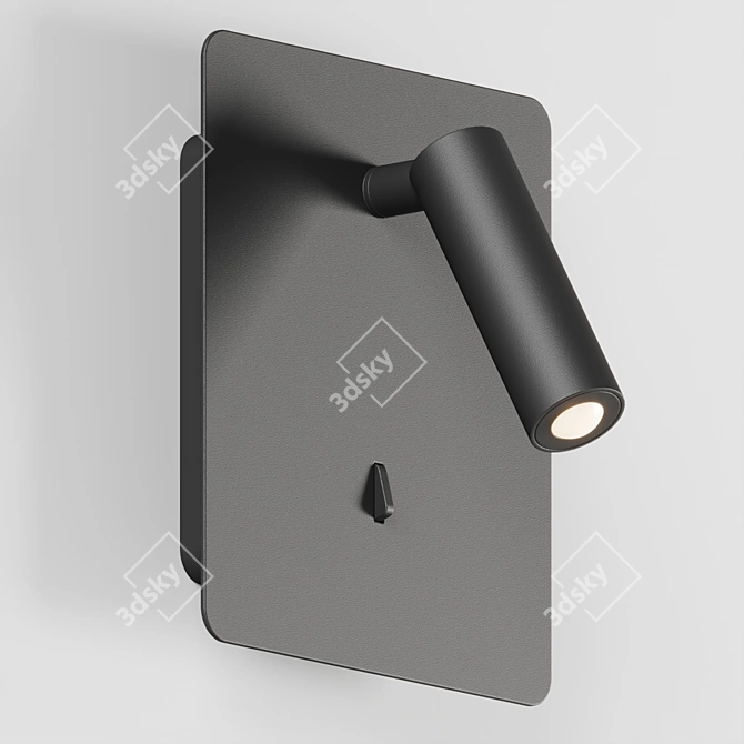 Sleek LED Wall Sconce Solution 3D model image 2