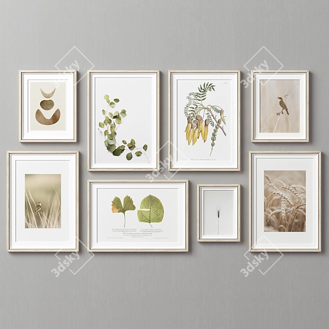 Multi-frame Picture Frames Kit 3D model image 4