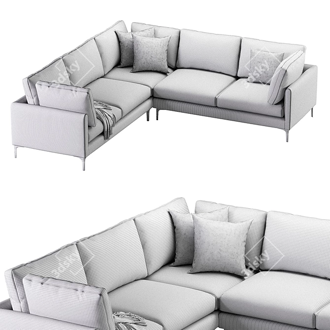 Adams Modular Sectional Sofa, 2013 3D model image 5