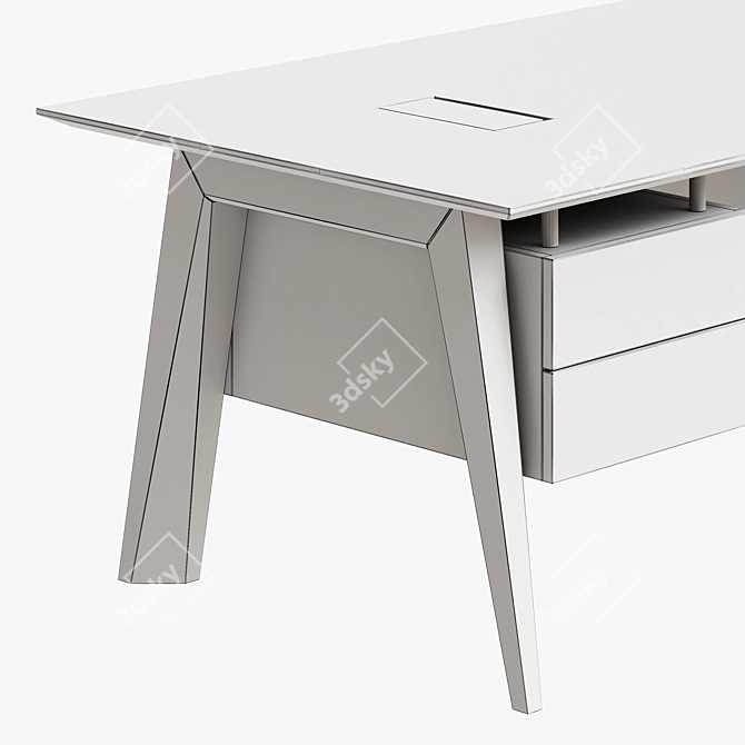 Nobby Executive Desk for Corona 3D model image 2