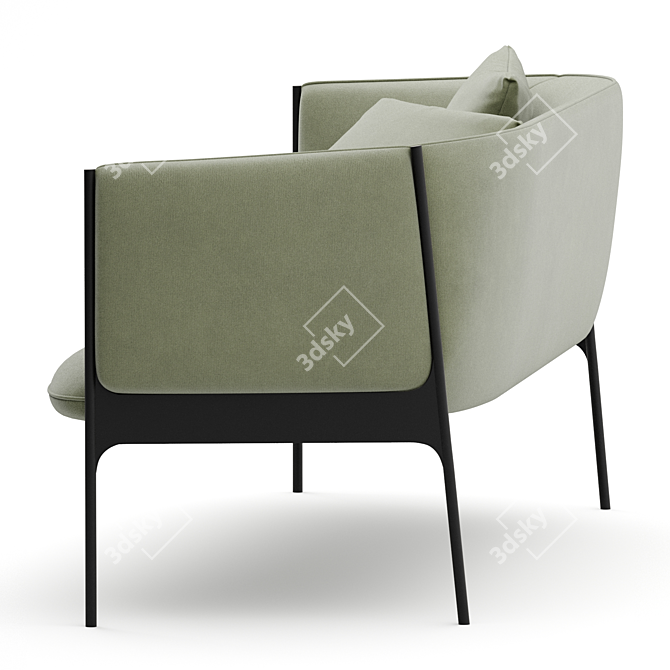 Modern Comfort: Wendelbo Sepal Ensemble. 3D model image 5