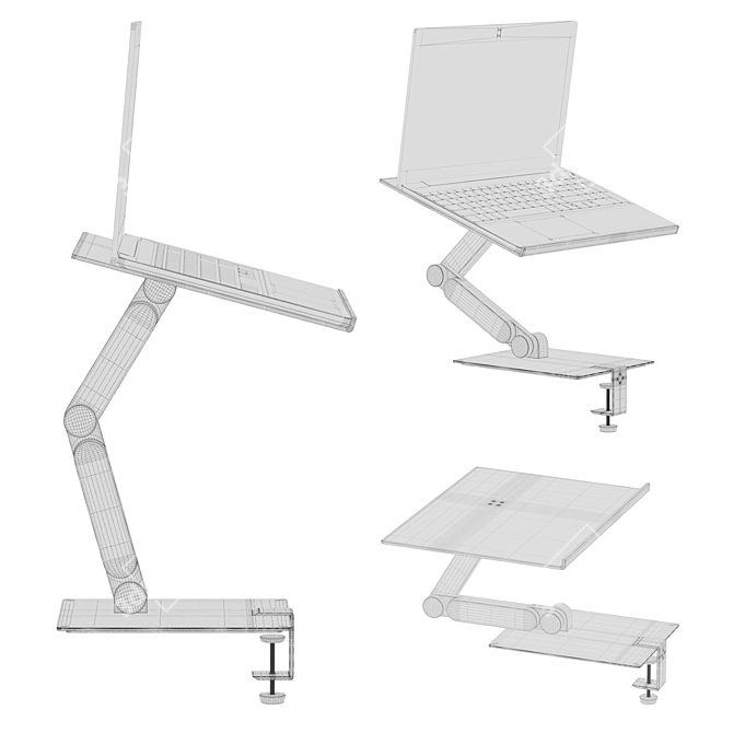 Portable Laptop Stand Maxtand 2.0 3D model image 11