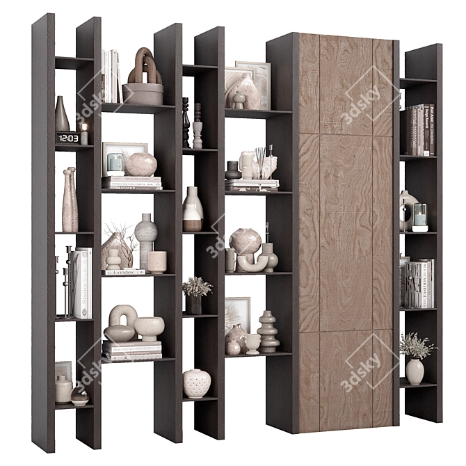 High-Quality Shelf Rack Model 3D model image 2