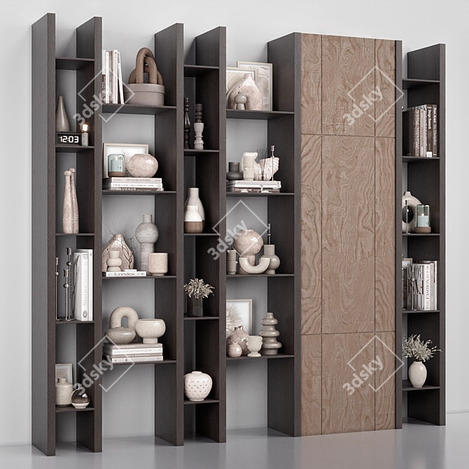 High-Quality Shelf Rack Model 3D model image 9