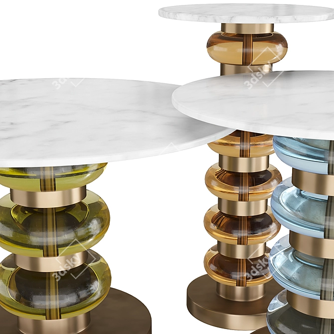 Eichholtz Bullock Side Table Set 3D model image 2